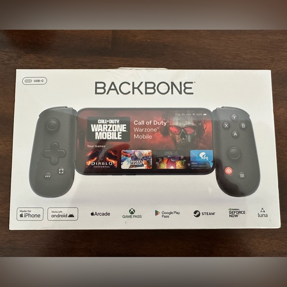 Backbone Black Gaming Controller for Mobile Devices
